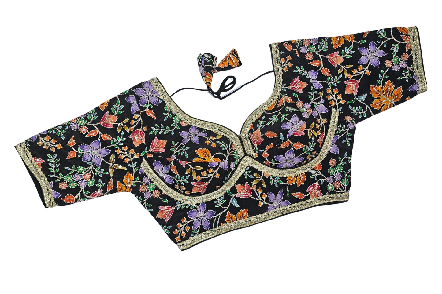 Premium Designer Multicolor Threadwork Party Wear Blouse