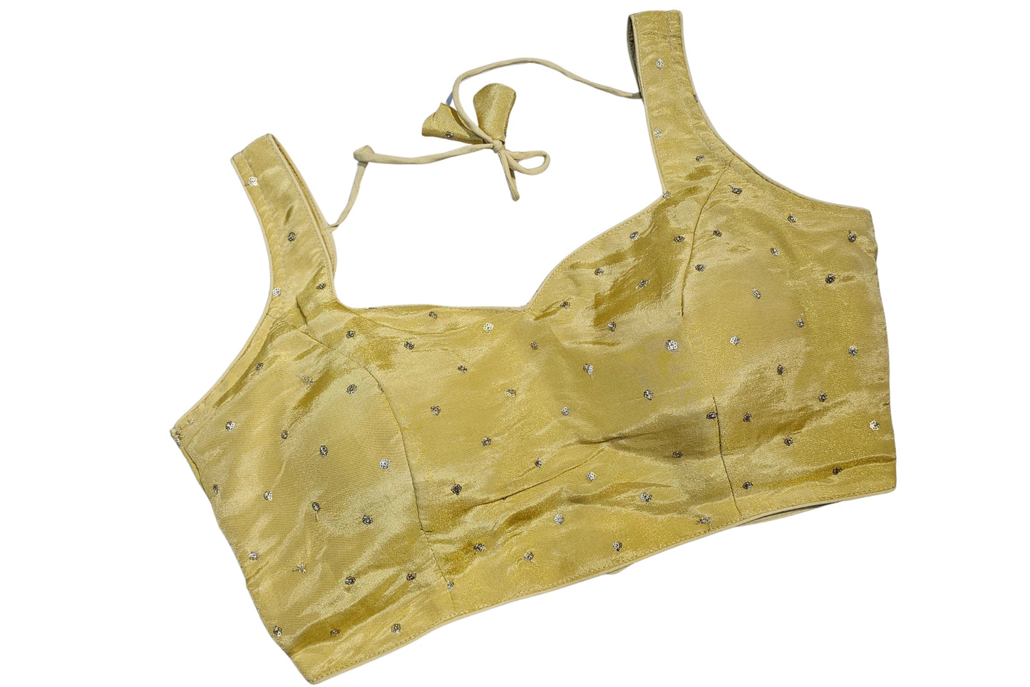 Sweet Heart Neck Imported silk Readymade Blouse