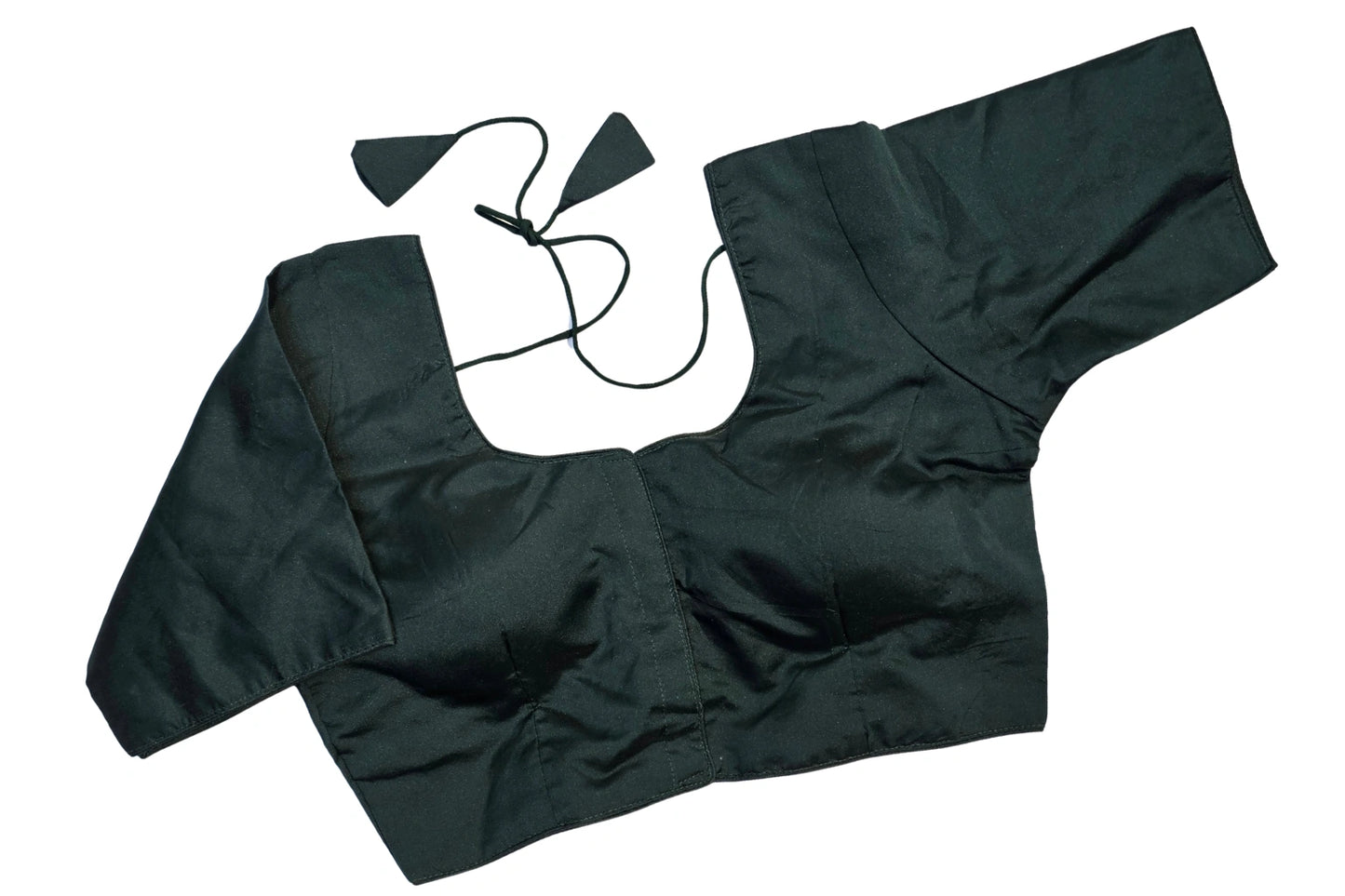 Plain Naajni Silk Readymade Blouse with Sleeves