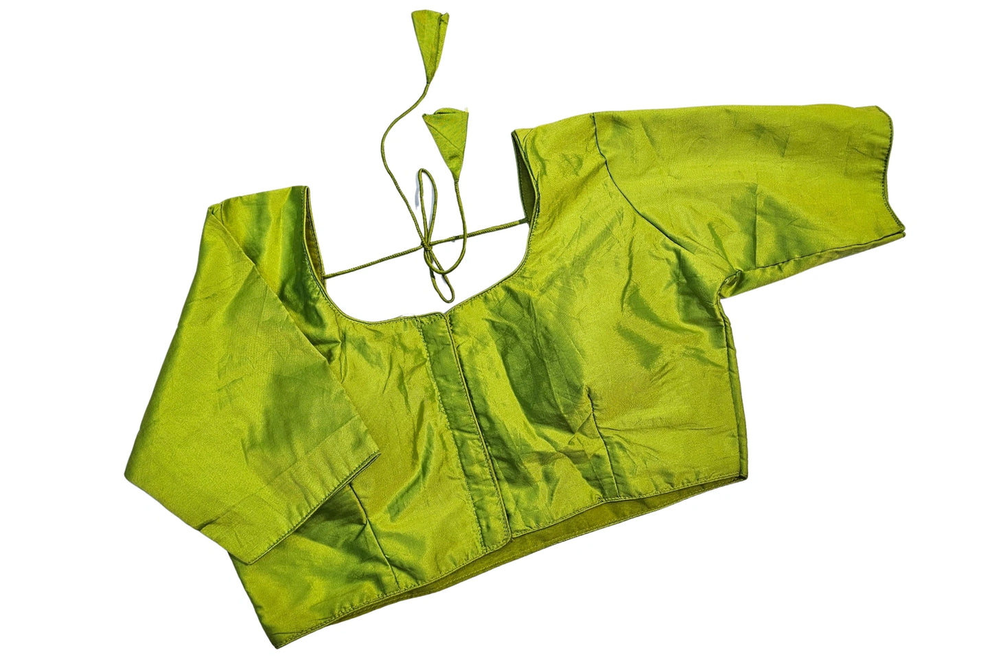 Plain Naajni Silk Readymade Blouse with Sleeves