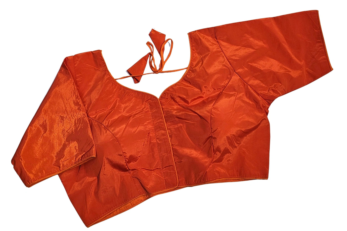 Plain Naajni Silk Readymade Blouse with Sleeves