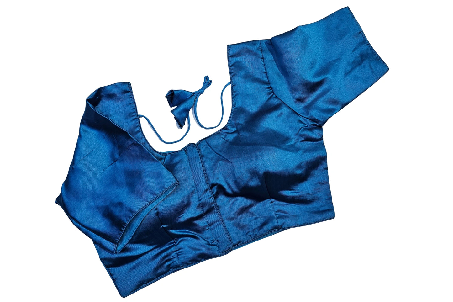 Plain Naajni Silk Readymade Blouse with Sleeves
