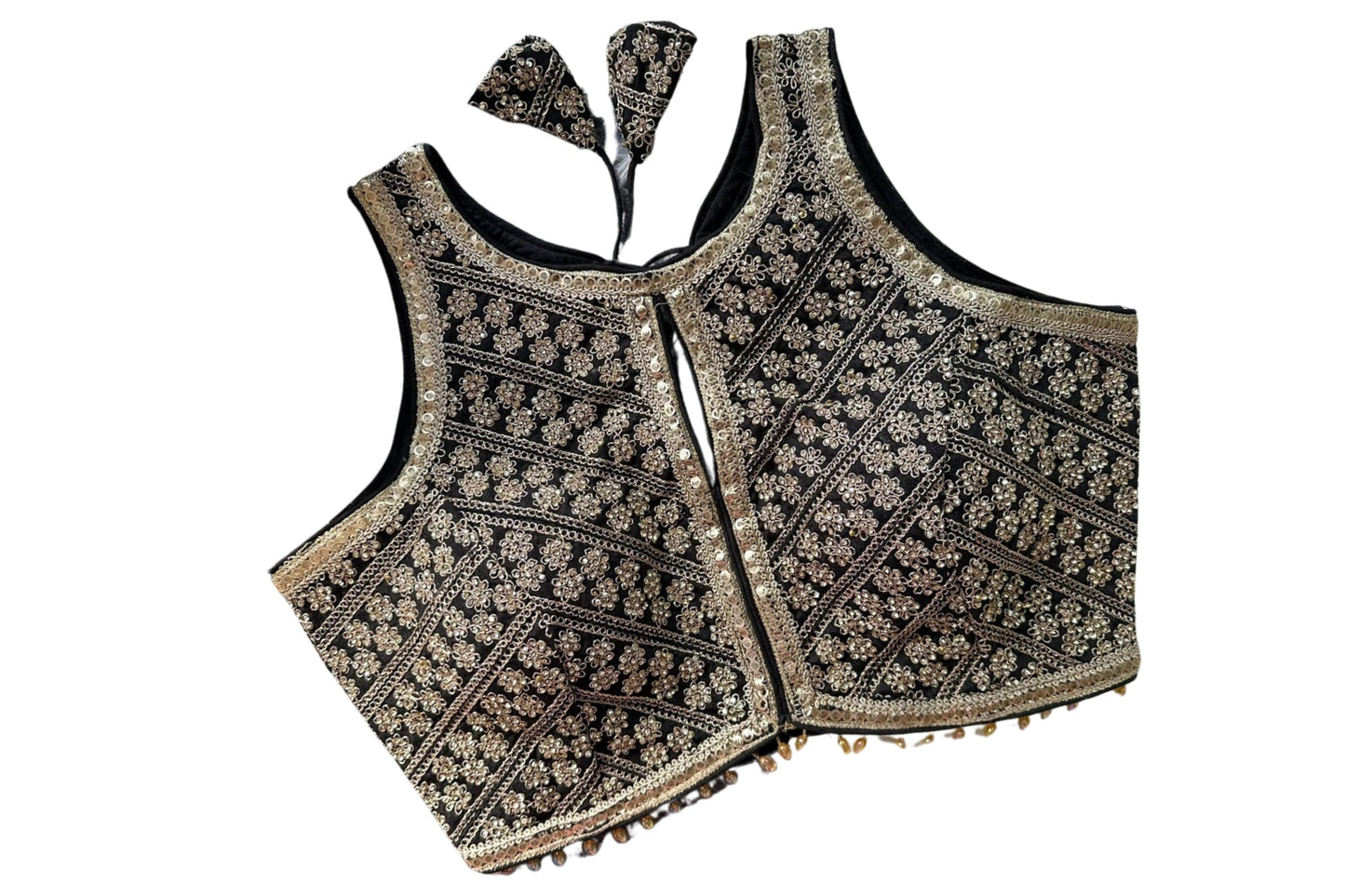 Premium Halter Neck Partywear Embroidered Designer Blouse