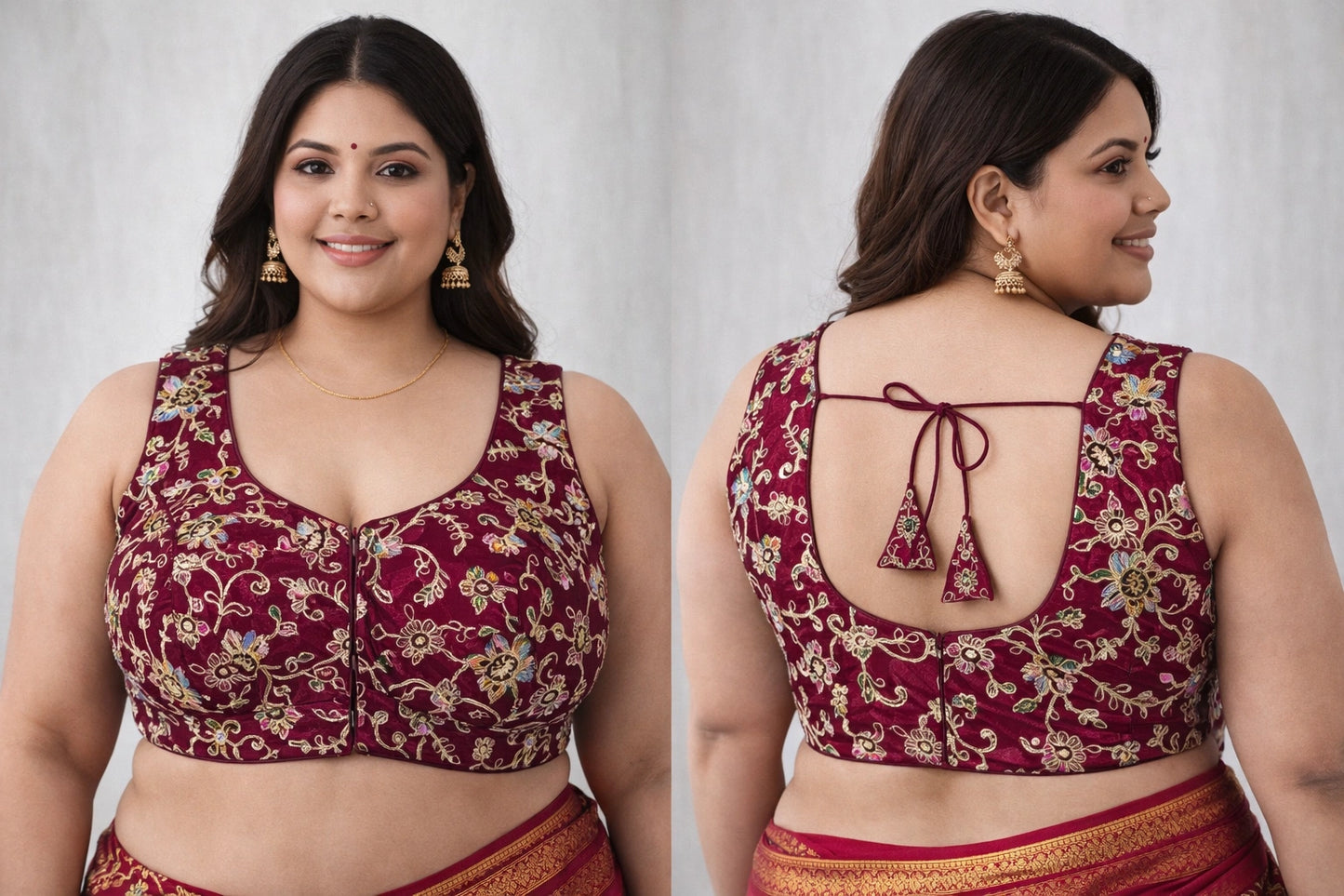 Plus Size Readymade Blouse Partywear