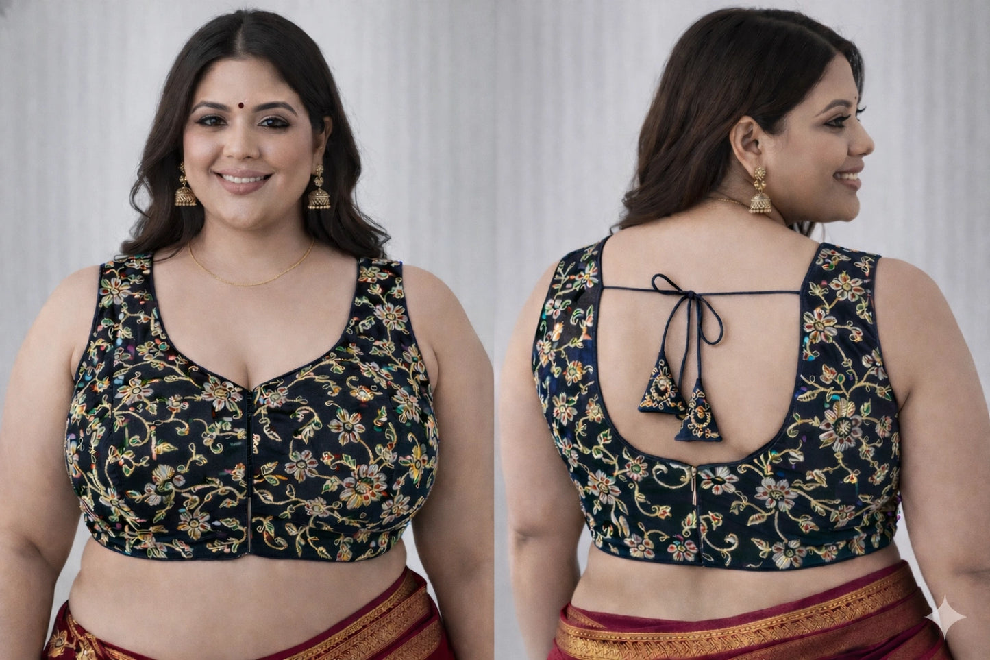 Plus Size Readymade Blouse Partywear