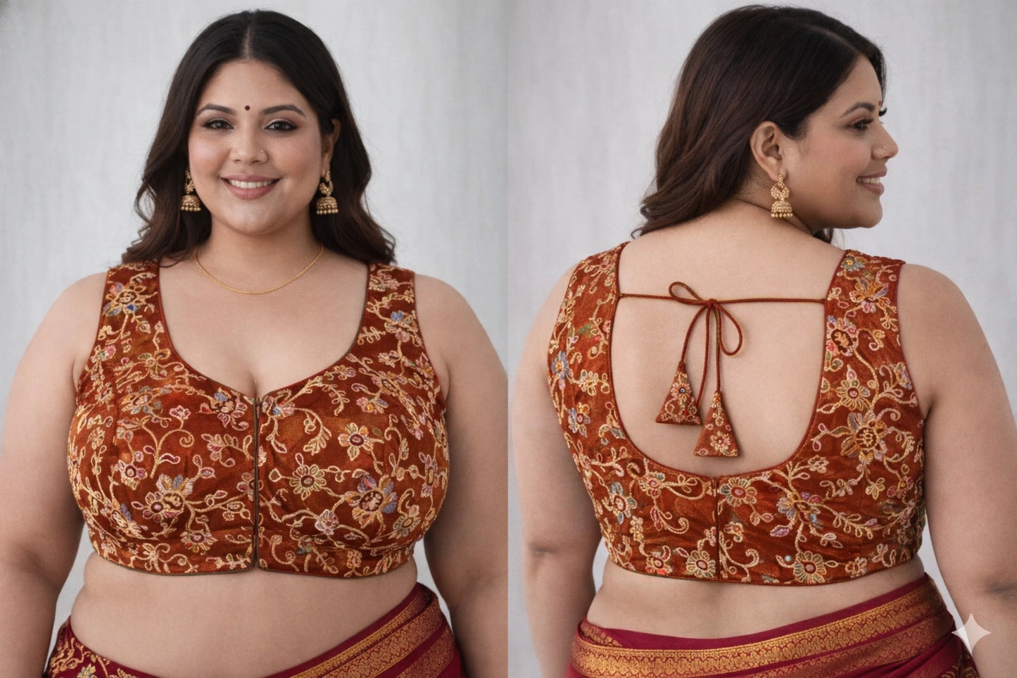 Plus Size Readymade Blouse Partywear