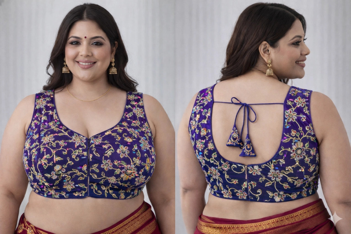 Plus Size Readymade Blouse Partywear