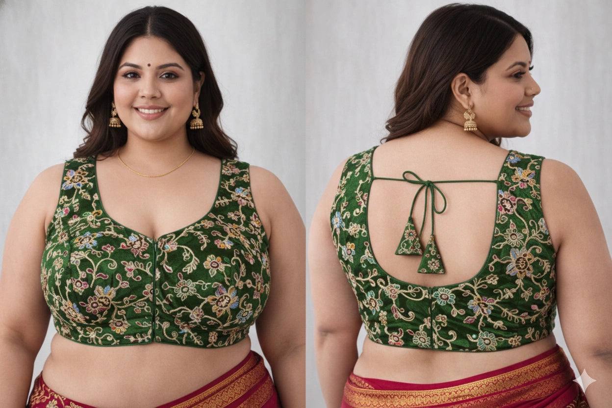 Plus Size Readymade Blouse Partywear