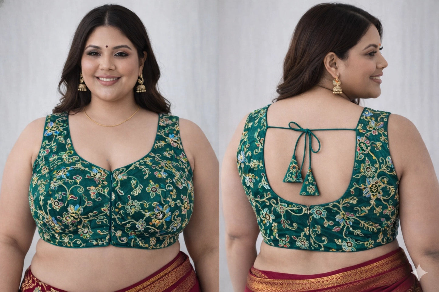 Plus Size Readymade Blouse Partywear