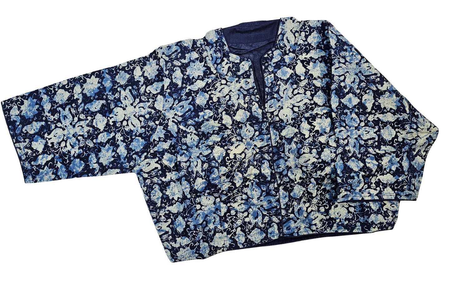 Printed Pure cotton Collar Neck 3/4 sleeves