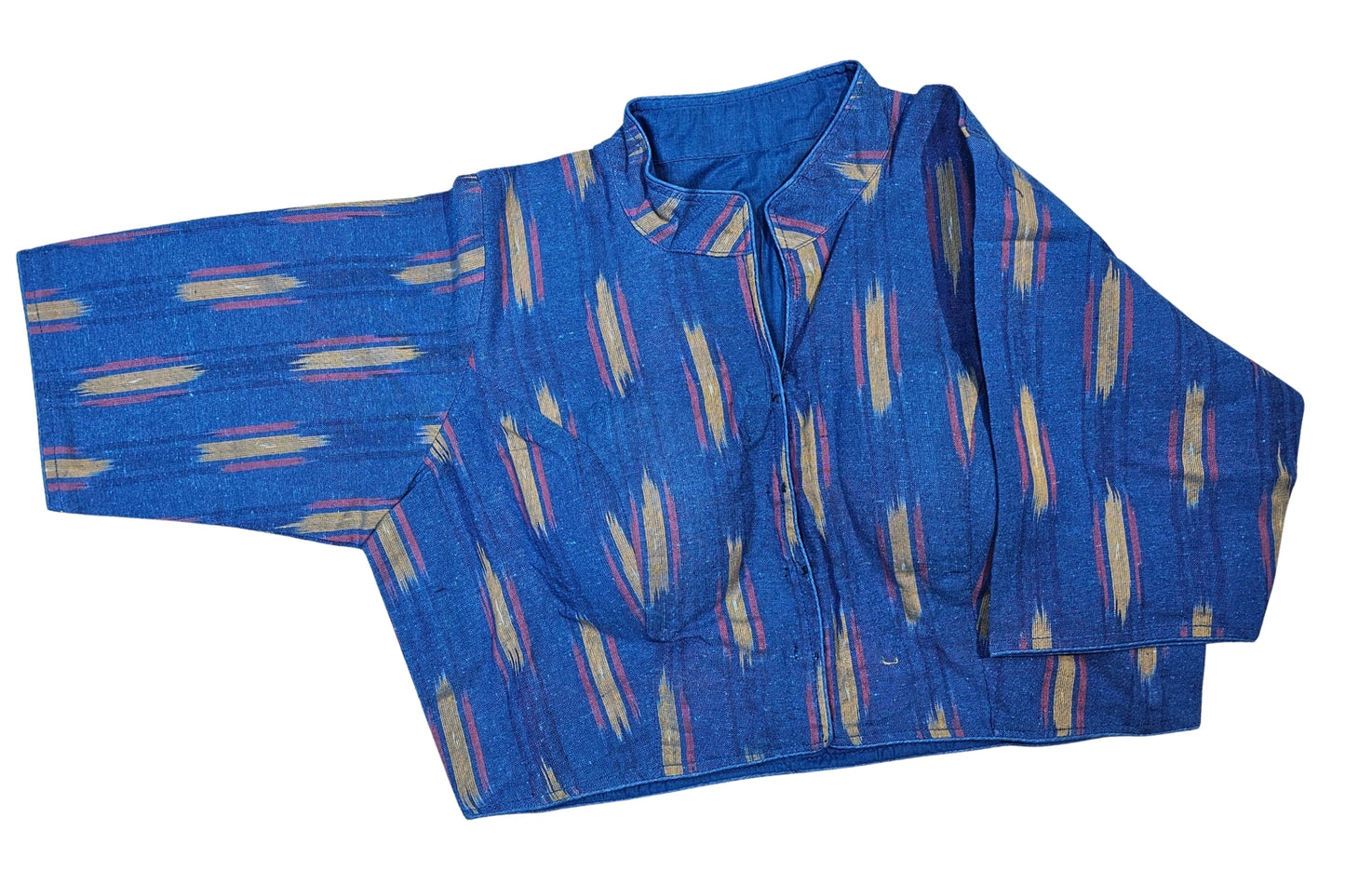 Printed Pure cotton Collar Neck 3/4 sleeves