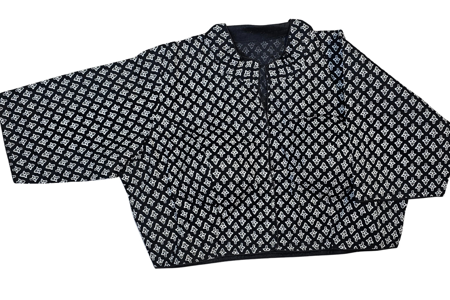 Printed Pure cotton Collar Neck 3/4 sleeves