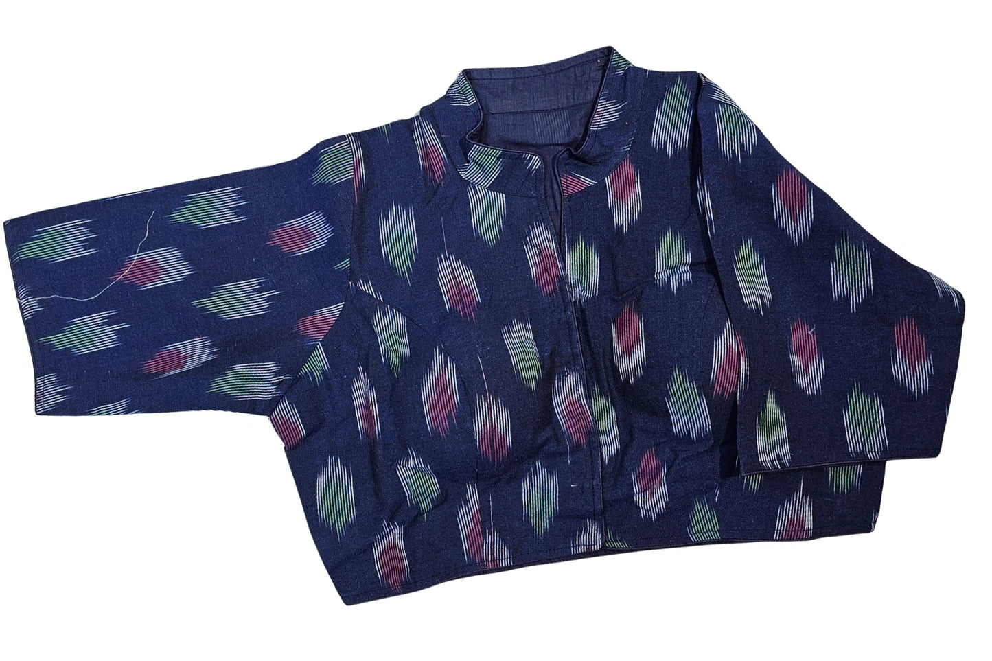 Printed Pure cotton Collar Neck 3/4 sleeves