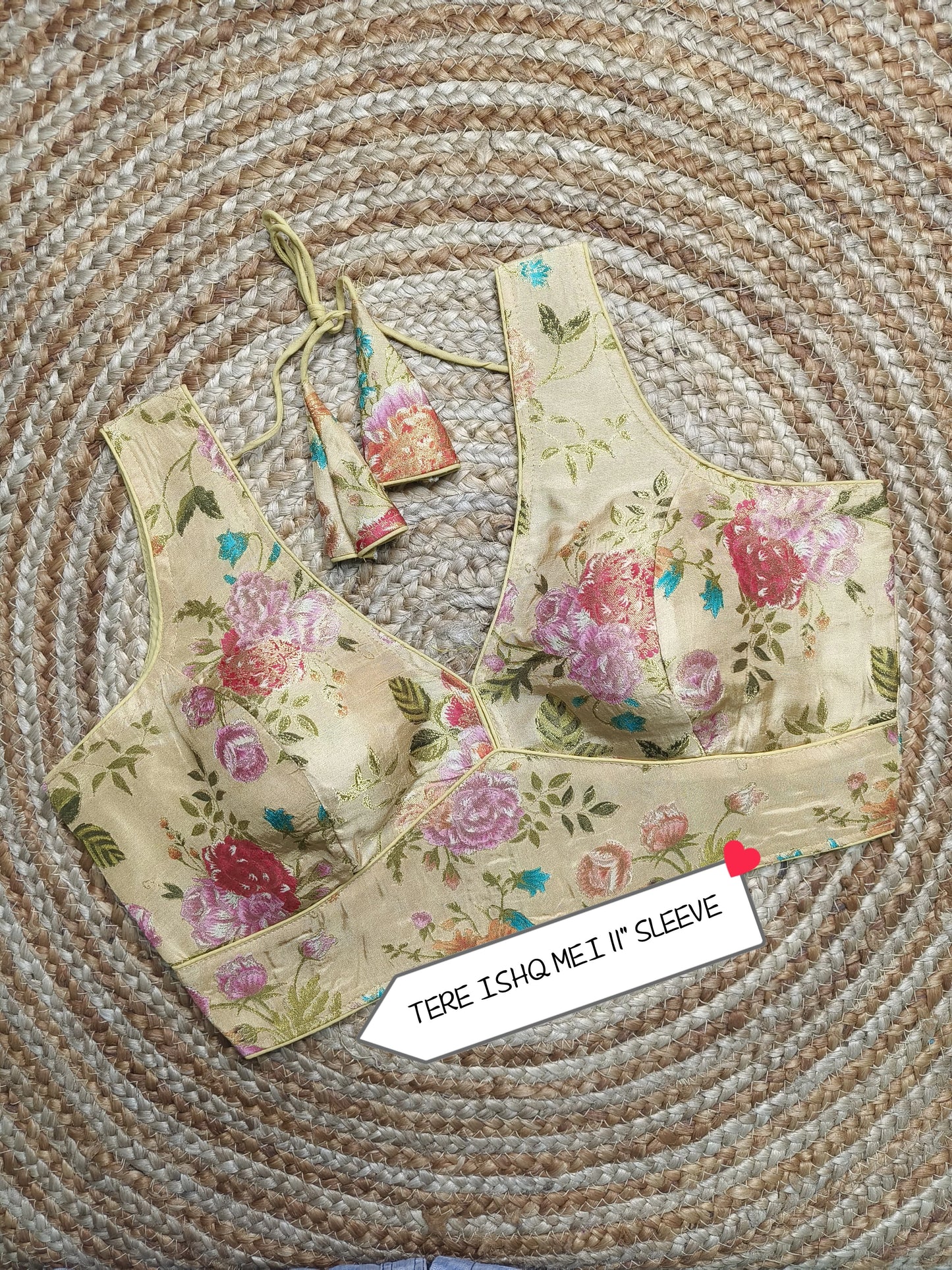 Digital Printed Multi Color Readymade Blouse