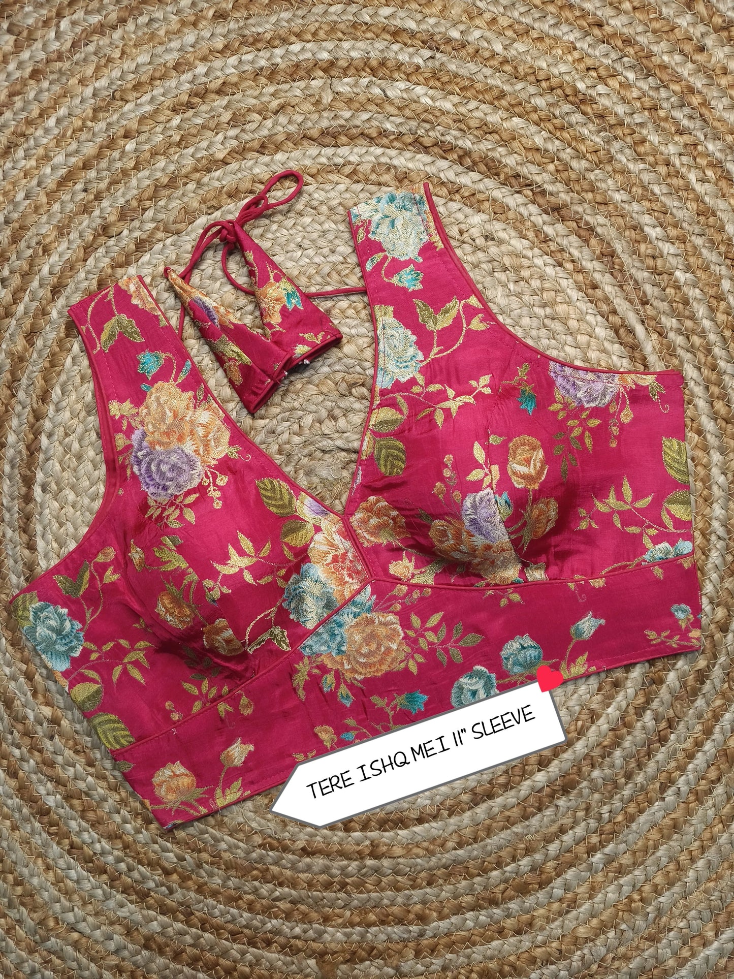 Digital Printed Multi Color Readymade Blouse