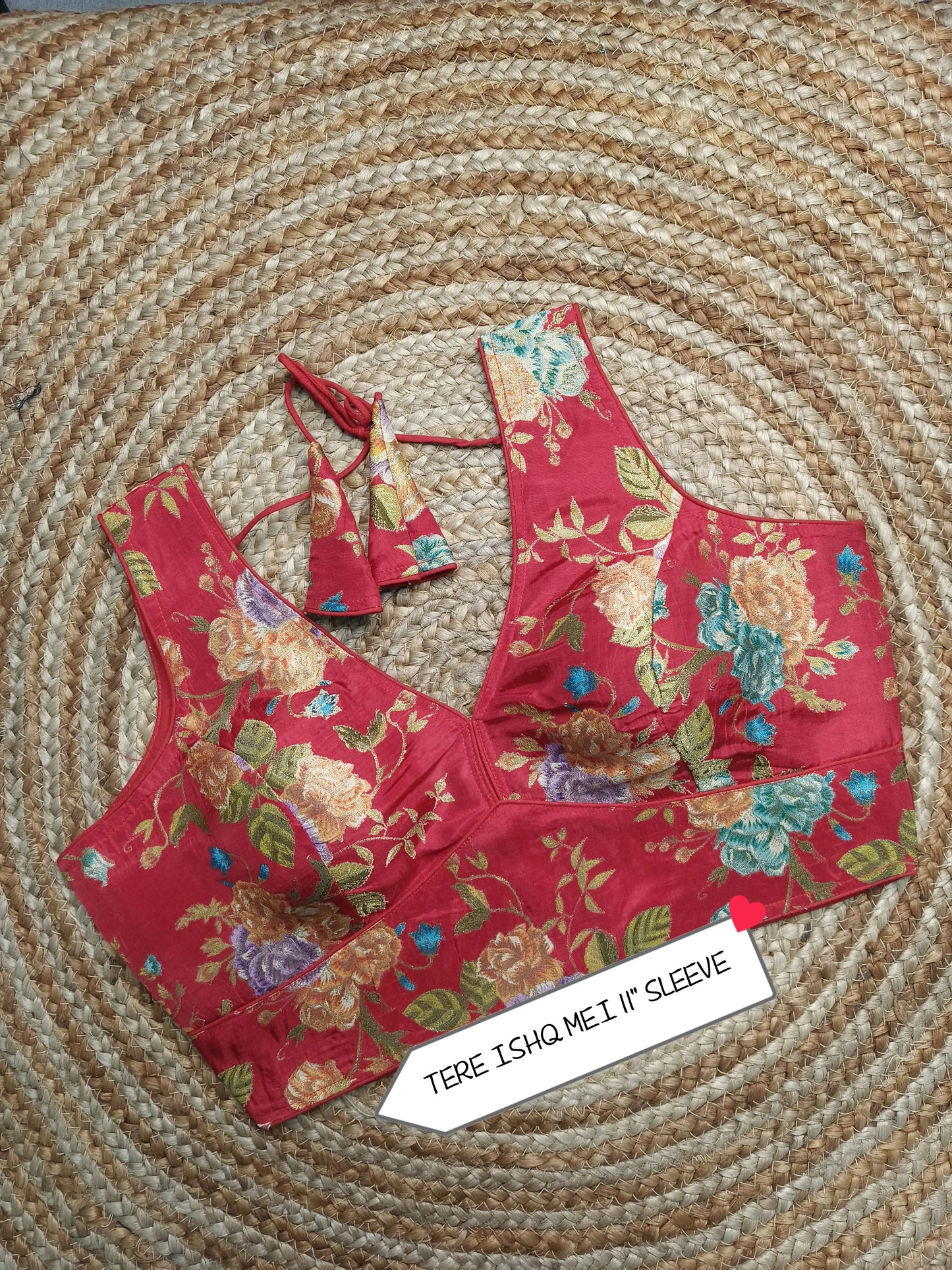 Digital Printed Multi Color Readymade Blouse
