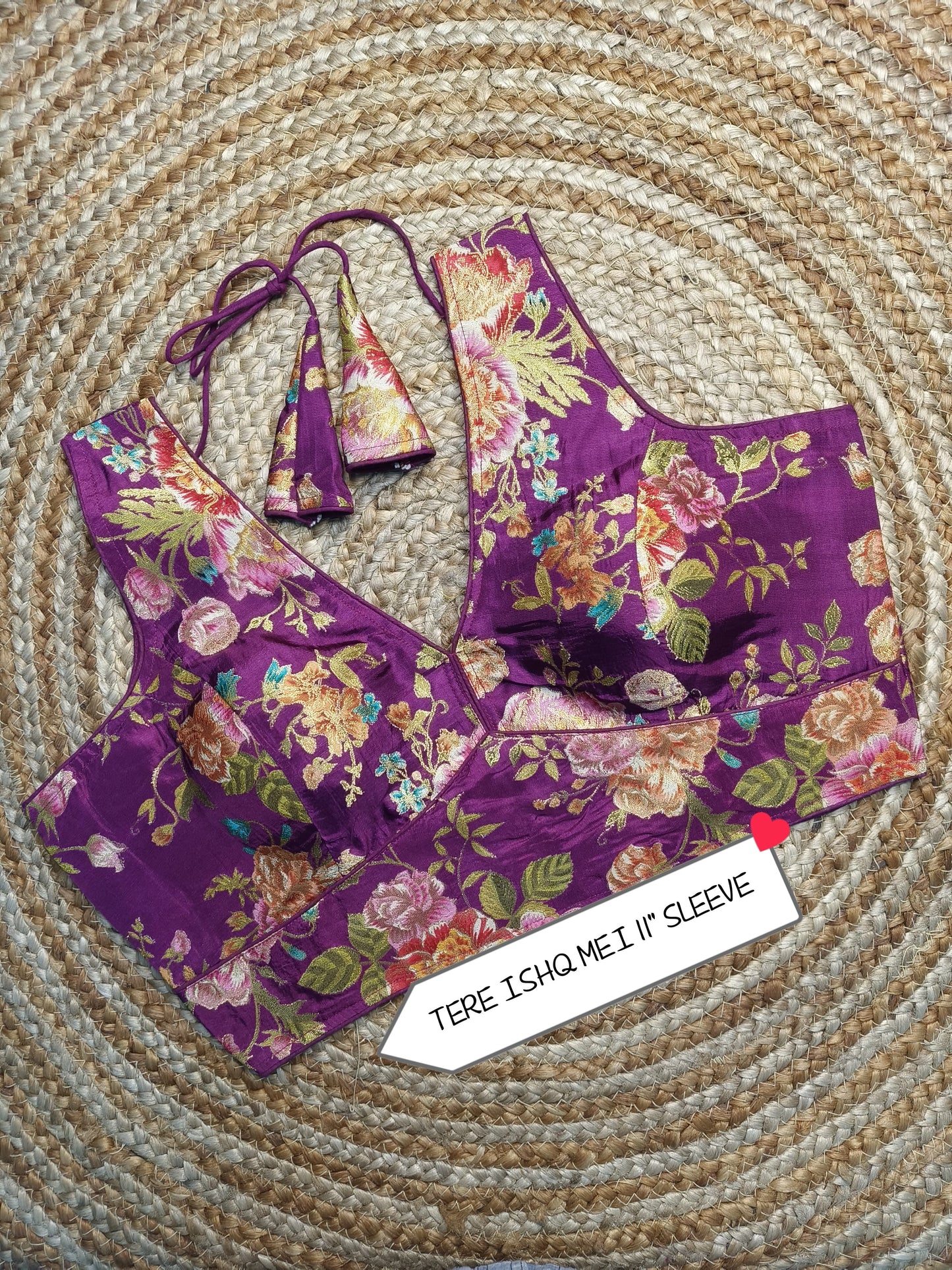 Digital Printed Multi Color Readymade Blouse
